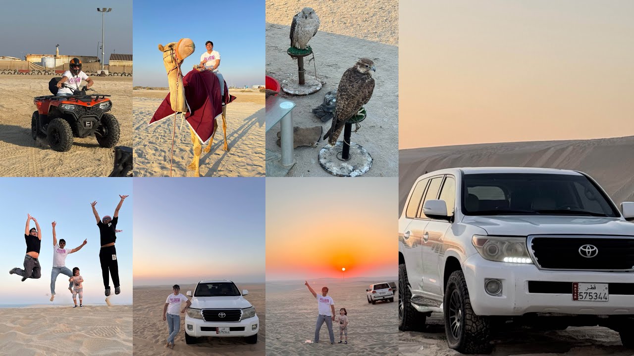Doha Dessert Safari Tour - Camel Ride, Dune Bashing and Quad Biking - Worth Giving a try  || Vlog 3