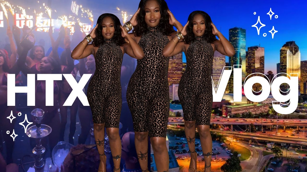 HTX MINI VLOG | makeup looks, club nights, 48hrs in Houston, heartbreak hotel