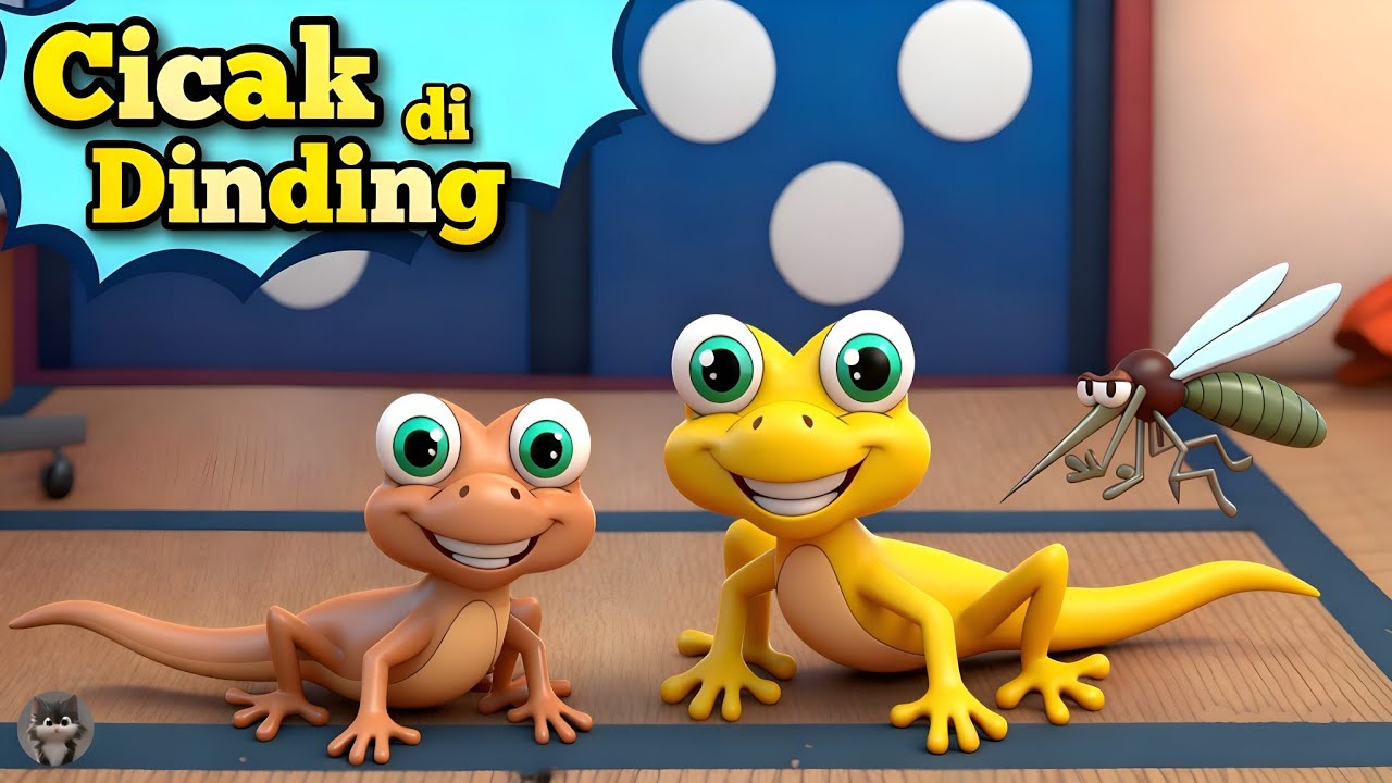 Cicak Cicak di Dinding 🦎 | Lagu Anak Balita TK & PAUD | Lagu Anak Indonesia Populer Terbaru 2025