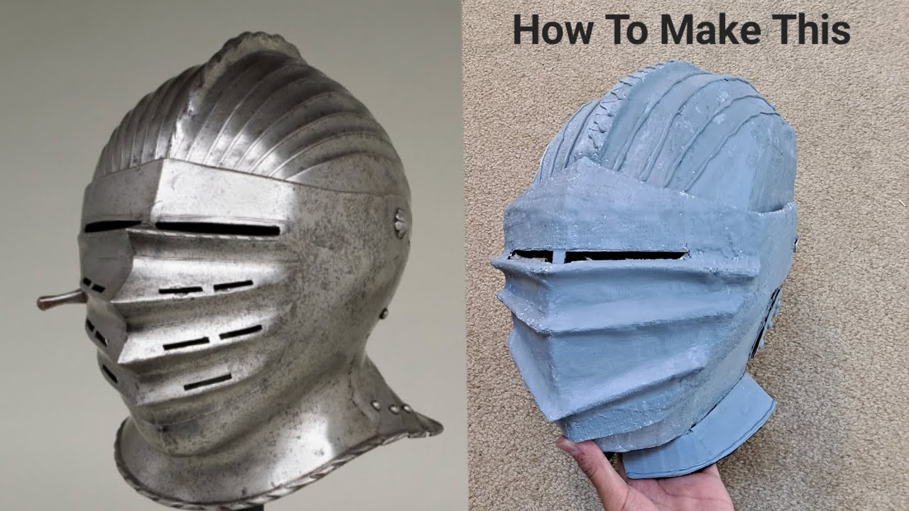 Cardboard Maximilian Knight Helmet