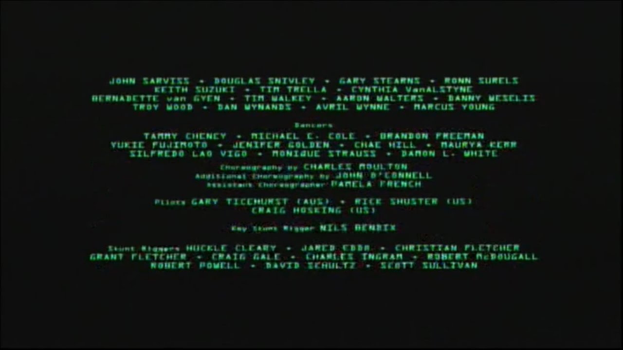 The Matrix Reloaded (2003) End Credits (Syfy 2023)
