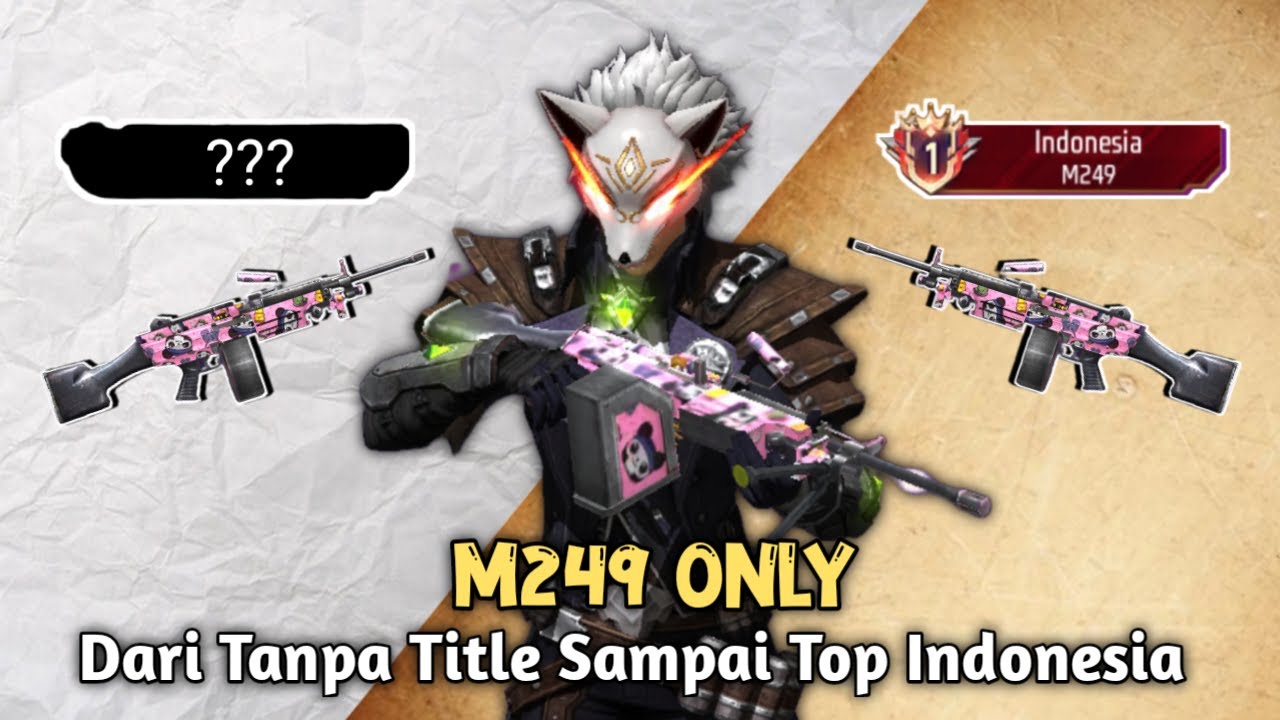 Namatin Weapon Glory Free Fire Tapi M249 Only - BR Ranked