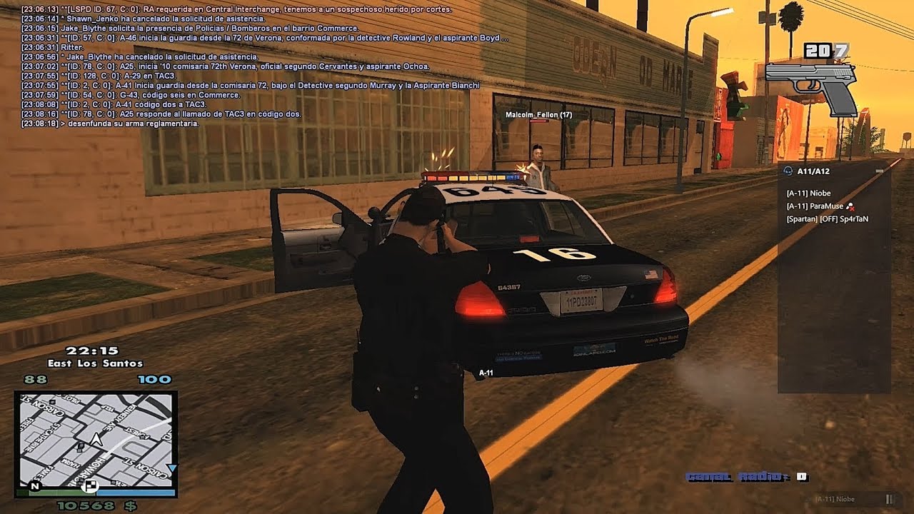 [LSRP.es] LSPD - #4 TIROTEO + FUERA DE SERVICIO