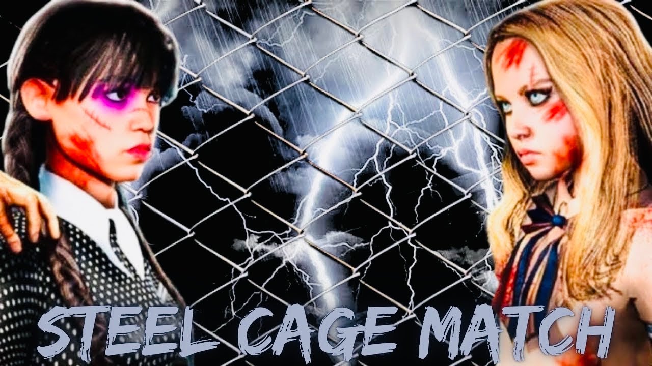 Wednesday Addams VS M3gan!!! [1vs1] [Steel Cage Match]