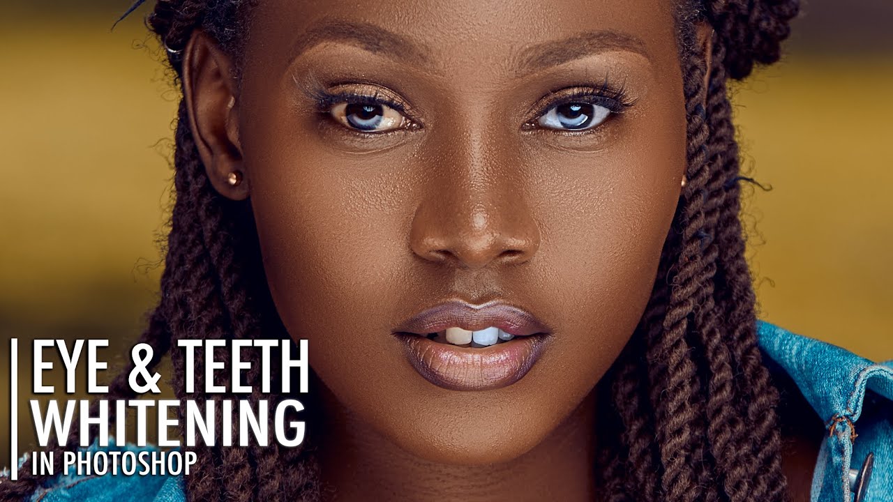 How To Whiten Eyes & Teeth In Photoshop, Save Brush & Action For Eye and Teeth whitening Easily