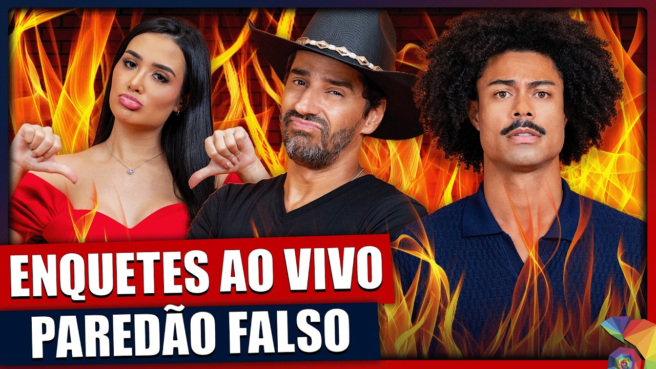 🚨 PLANTÃO BBB26 AO VIVO: Enquetes atualizadas do Paredão Falso – Quem vai para o Quarto Secreto?