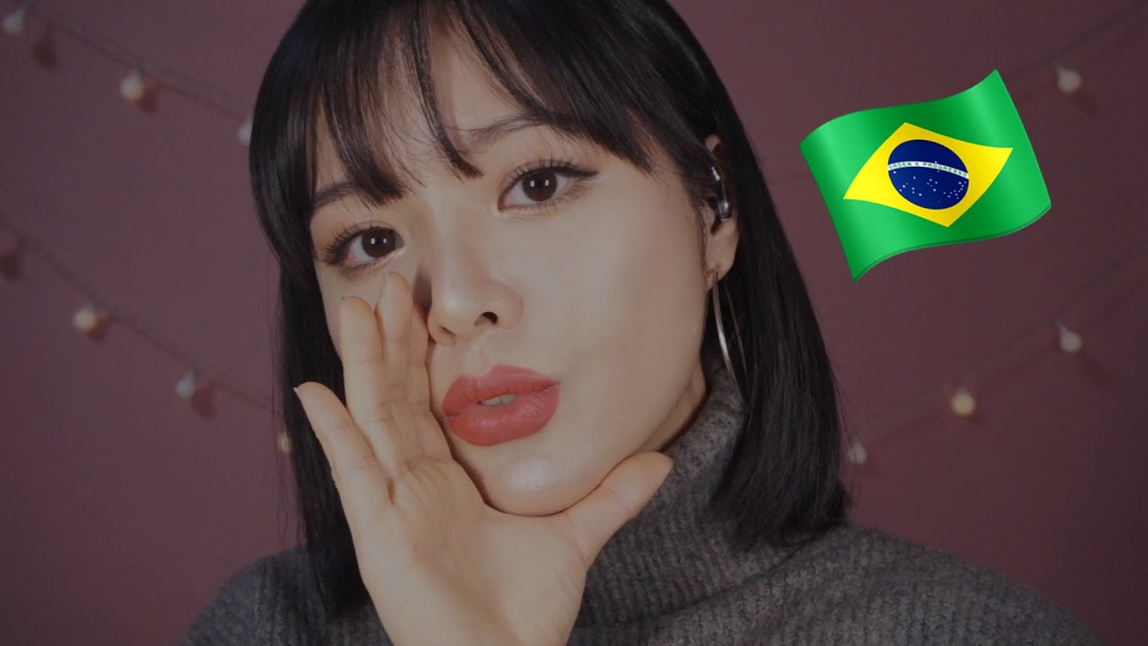 ASMR Korean Girl Tries to Speak Portuguese~