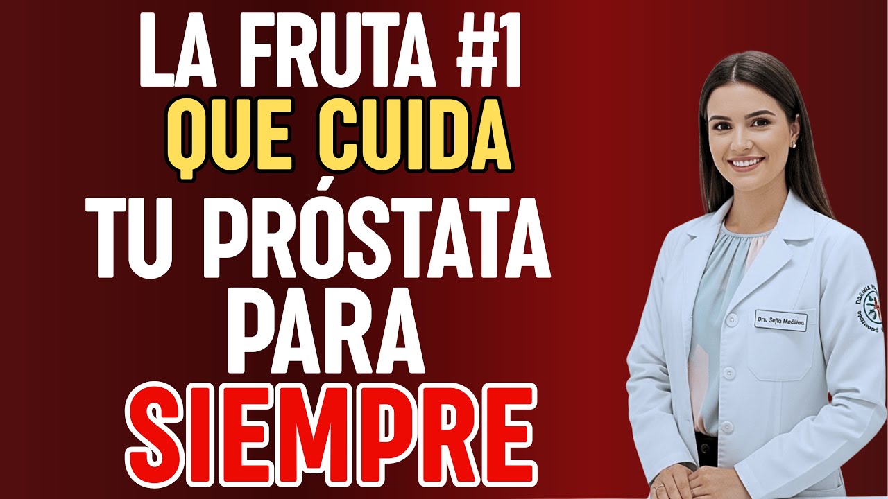 5 Frutas Que PROTEGEN Tu PRÓSTATA Naturalmente | Dra. Sofia Medicina