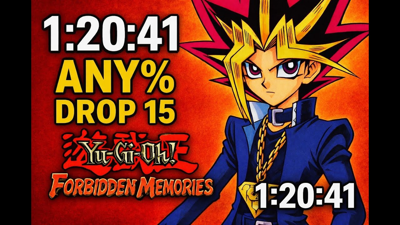 1:20:41 NO FORBIDDEN MEMORIES ANY% DROP 15😱 NOVO PB!