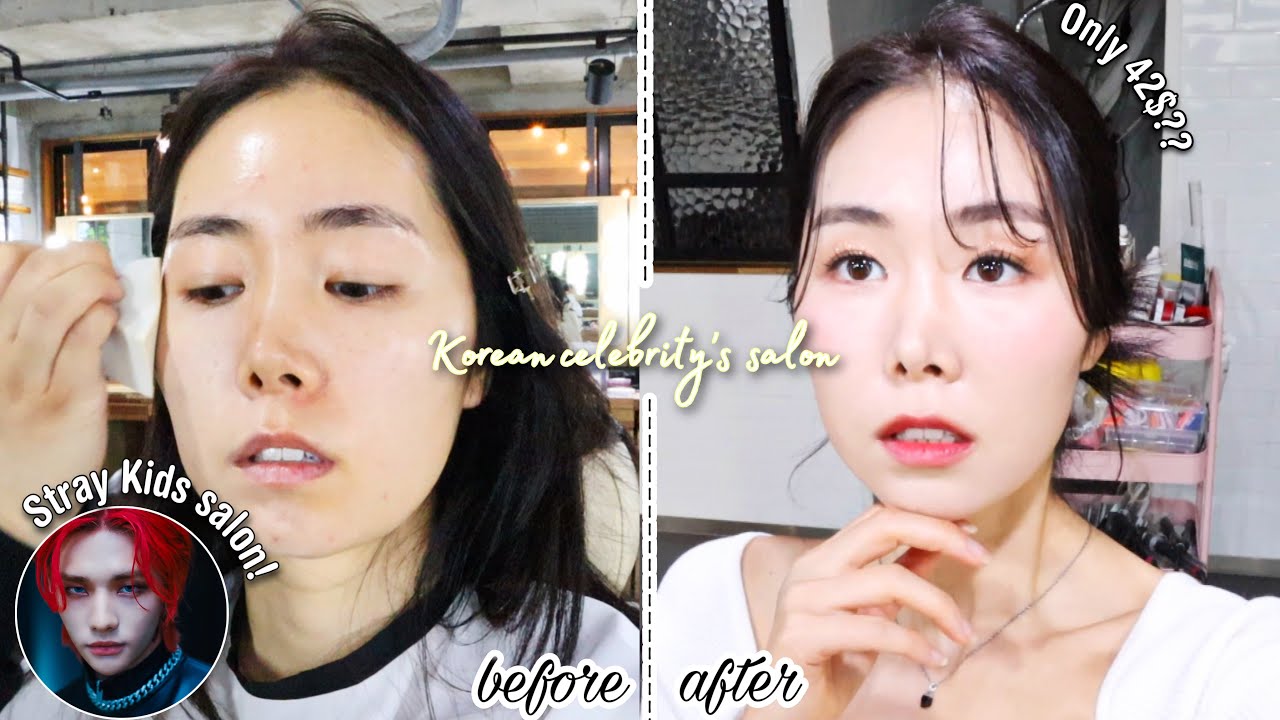 Getting My Makeup Done At A Korean Celebrity Salon! STRAY KIDS comes here💄Only $42?!