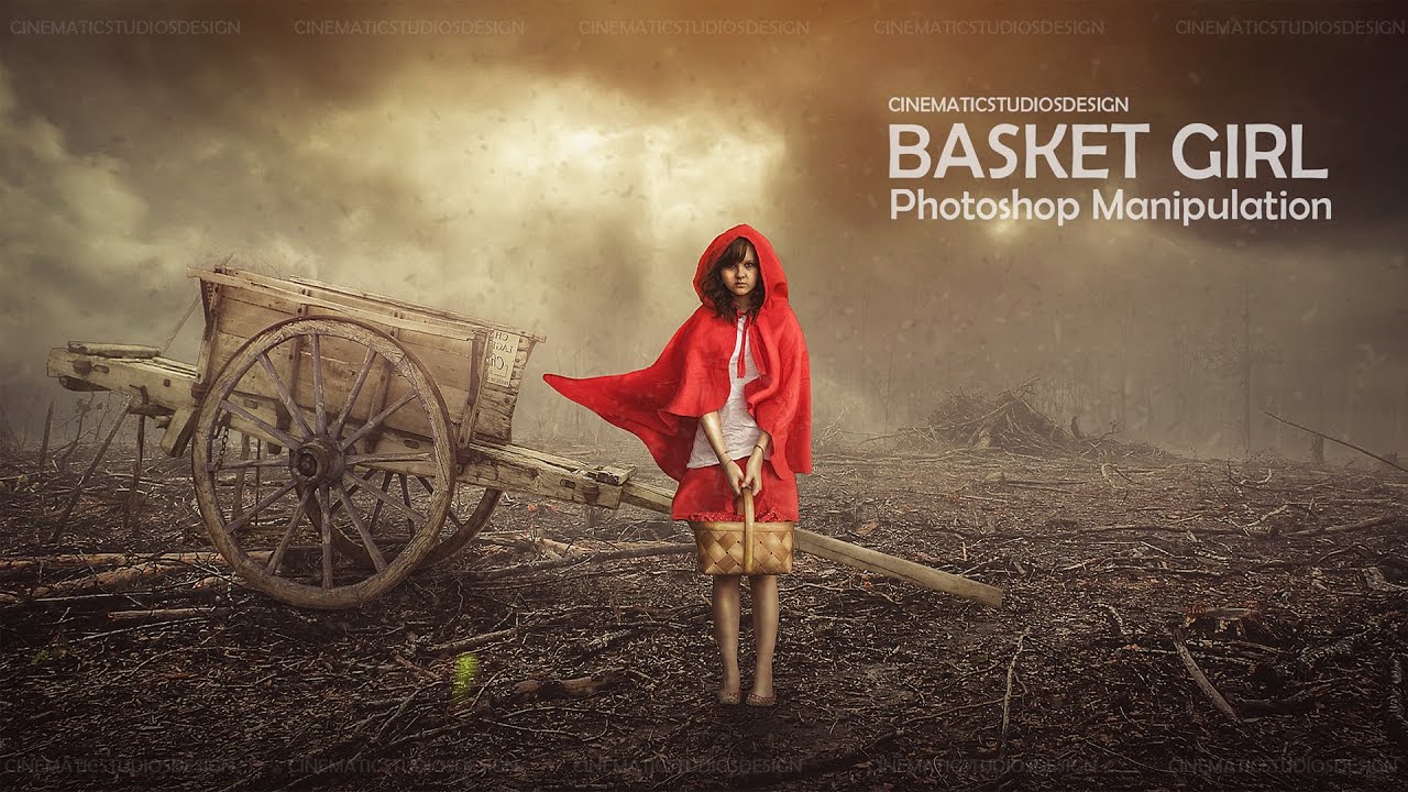 Basket Girl l Photoshop Photo Manipulation l Photoshop Effects Tutorial l 1# Photoshop CC 2017