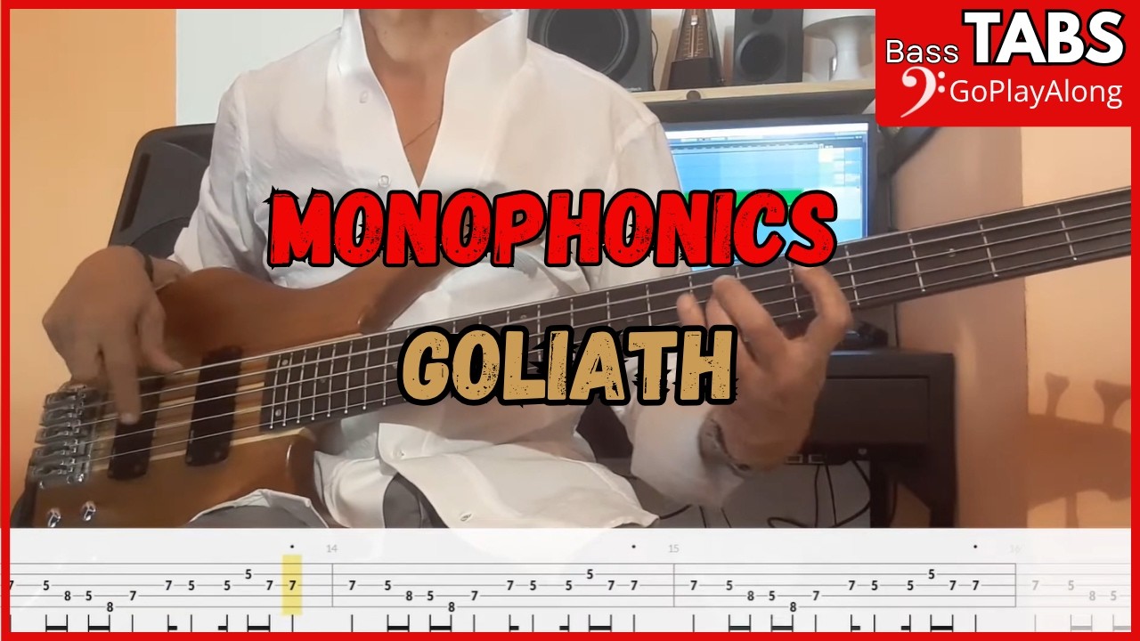 Monophonics  -Goliath (5 String) (Cover Bass+tab)(Play Along)