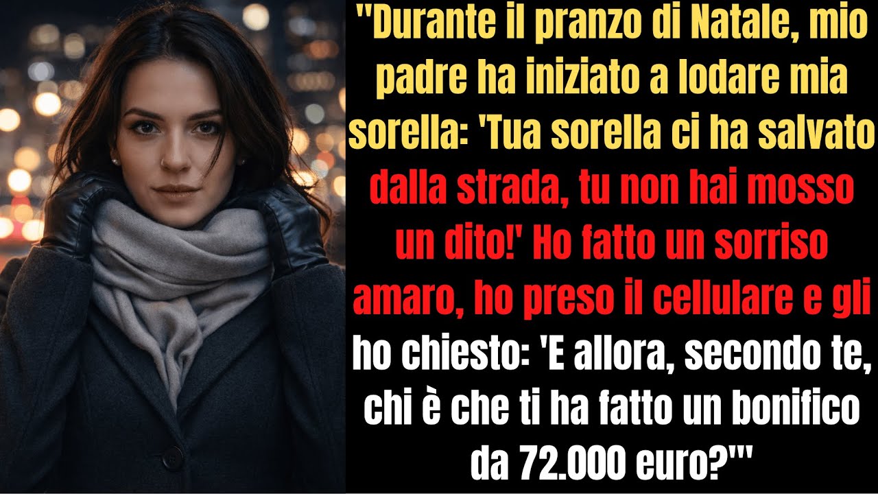 Ho mantenuto i miei per 3 anni, poi a cena hanno lodato mia sorella: la mia risposta li ha DISTRUTTI