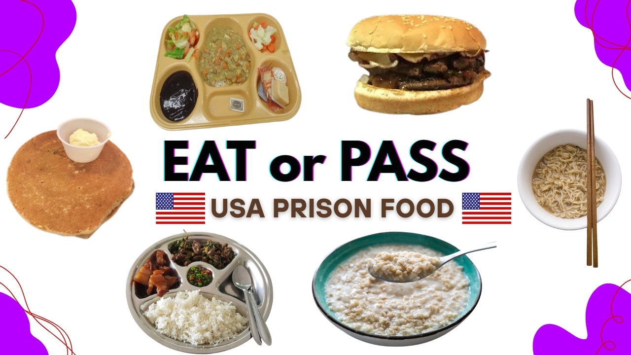 USA Prison Food Challenge | Eat or Pass 😳🍽️😱