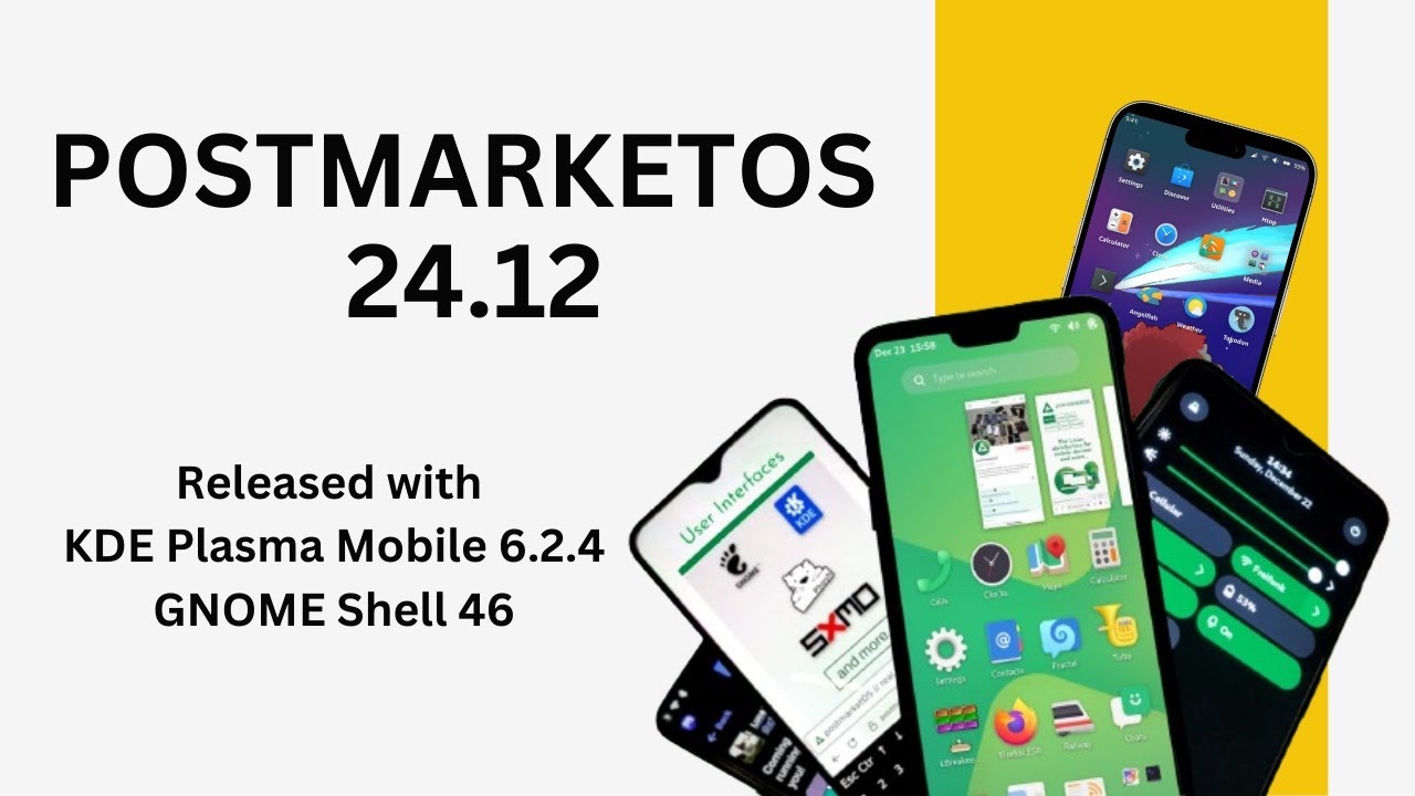 Вышел PostmarketOS 24.12: новые функции, поддержка устройств и повышение производительности!
