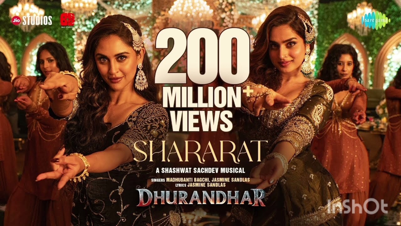 shararat from dhurandhar | Ranveer Singh , Aditya dhar , Madhumati  | 4K Pulse music 