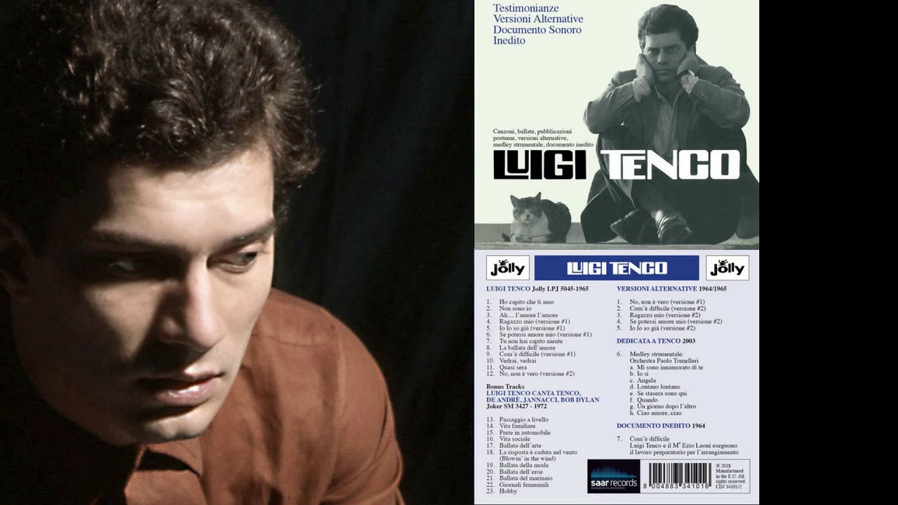Luigi Tenco: L' uomo e l'artista - Edizione Speciale - 80° Anniversario - 30 grandi successi