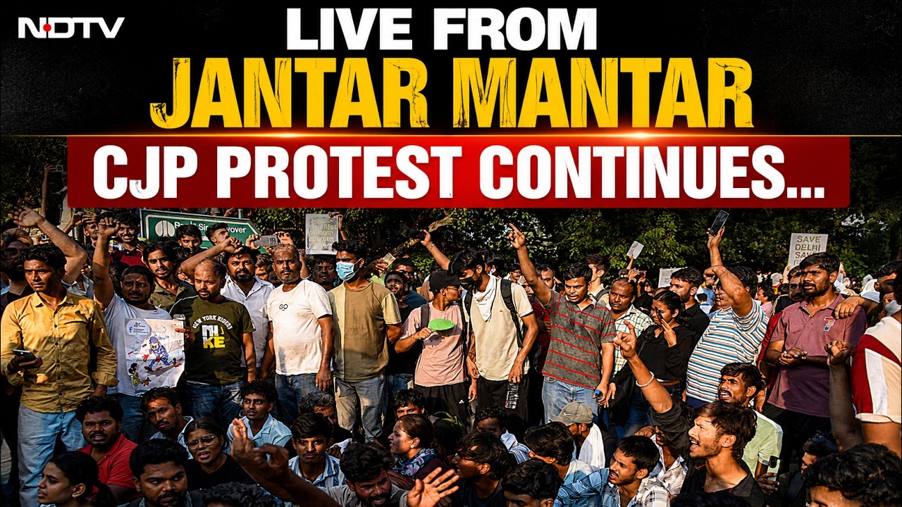 CJP Protest In Delhi LIVE | Sourav Das CJP | Cockroach Janata Party News | CJP Protest Continues