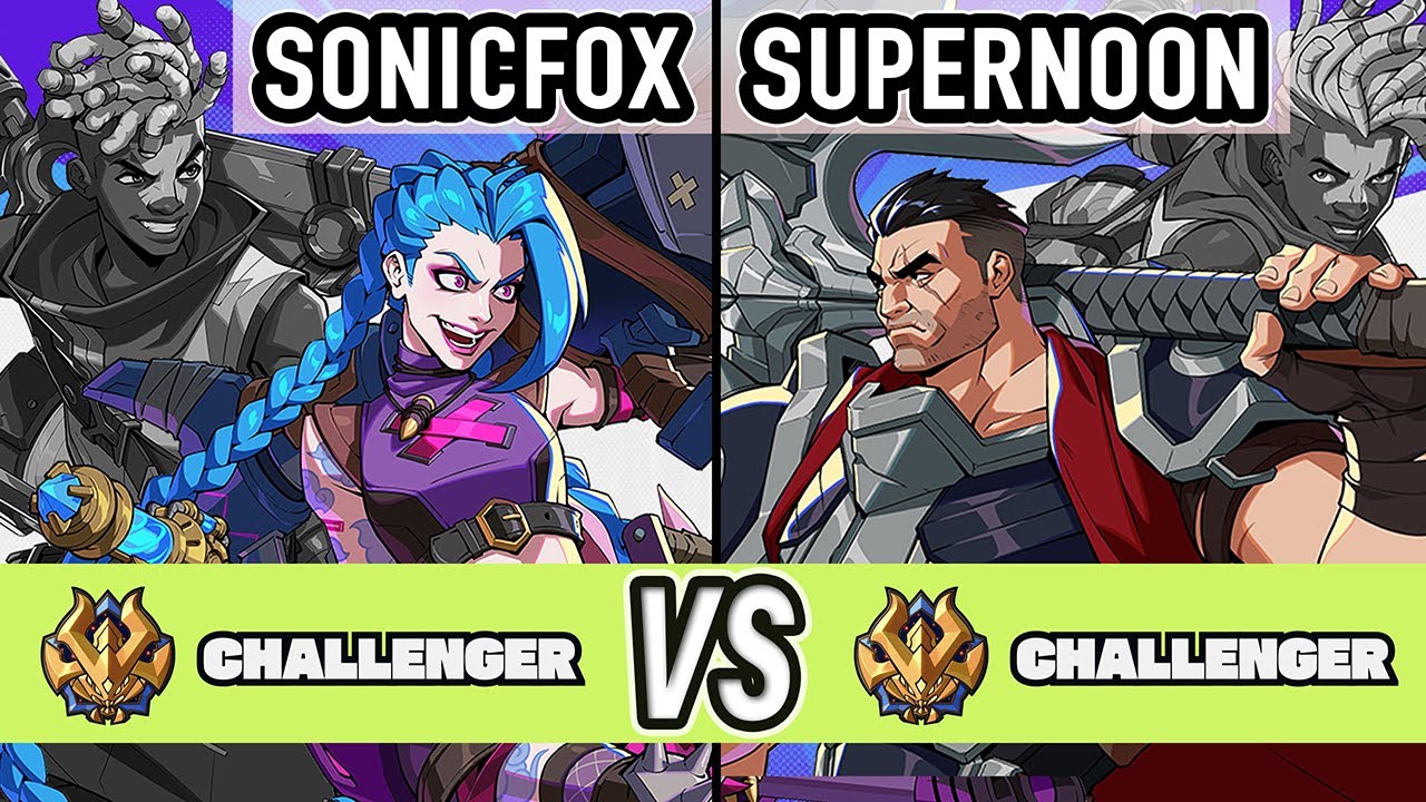 2XKO ▰ Sonicfox (Ekko / Jinx) vs Supernoon (Darius / Ekko) ▰ High Level Gameplay