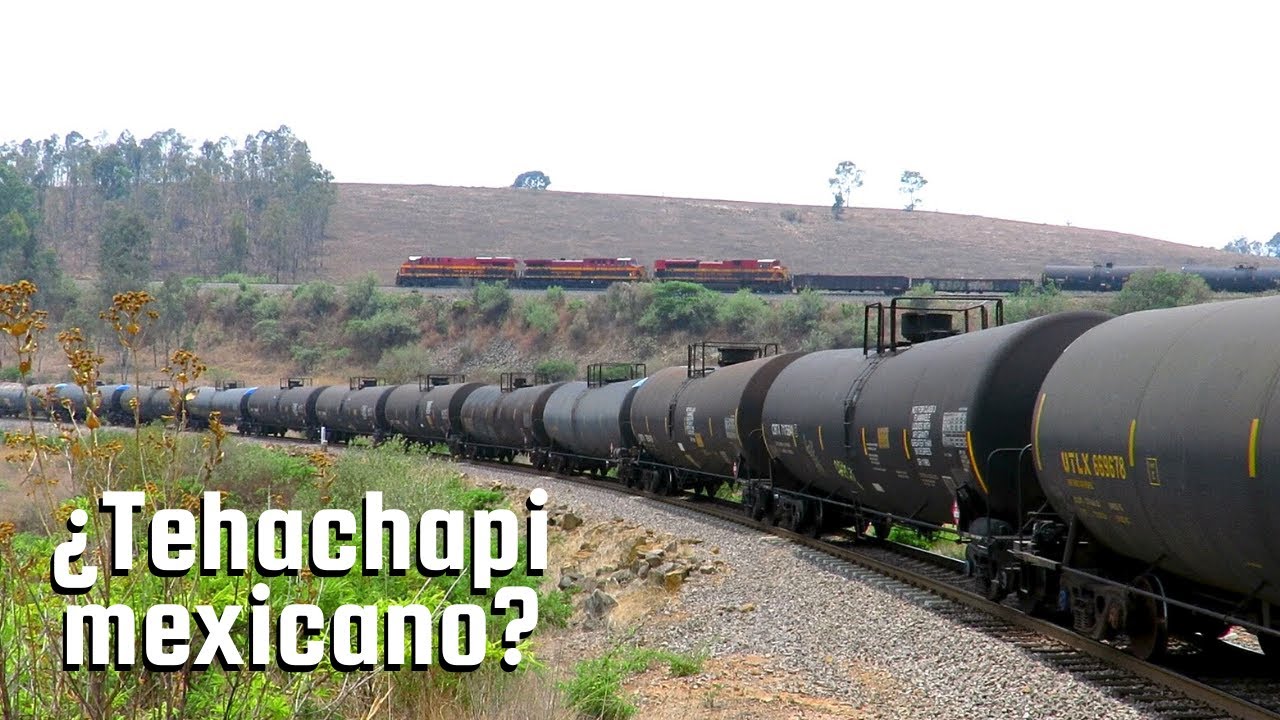 ✔️TREN Quimico con remotas en CURVAS EMPINADAS subiendo por Cointzioen la salida de Morelia