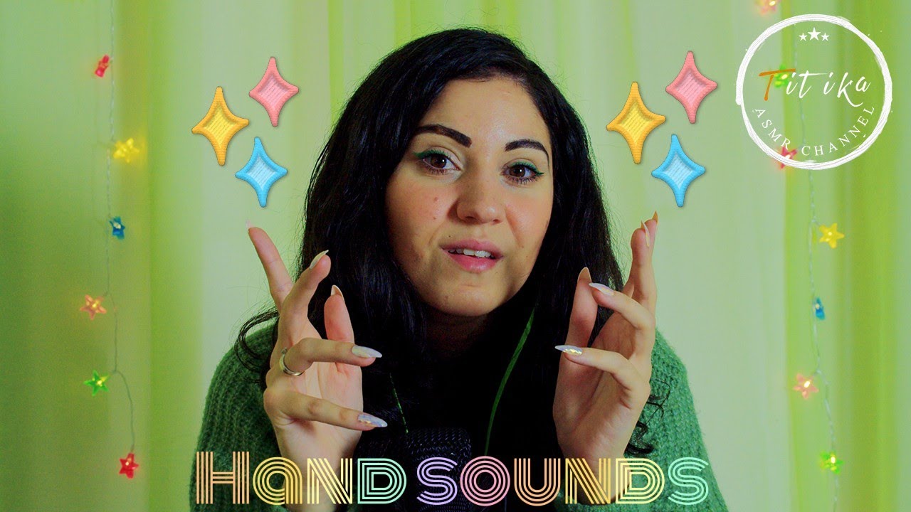 Greek ASMR - Hand sounds and nail tapping / Soft spoken