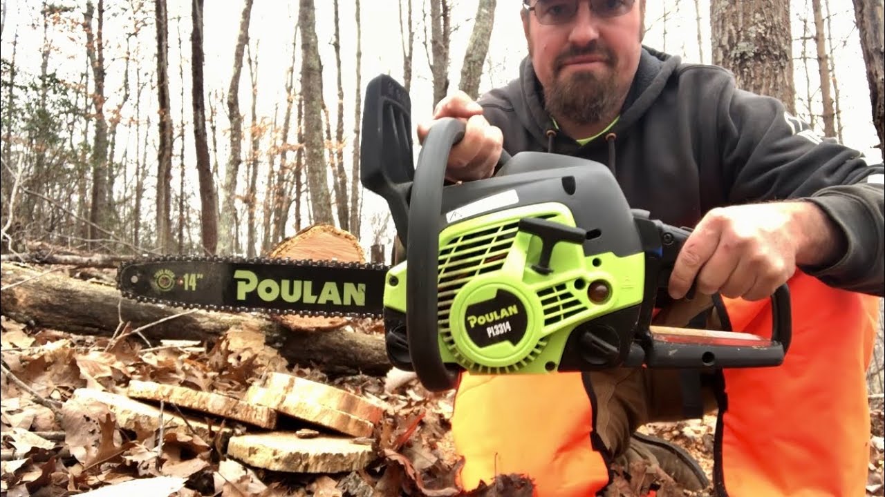 САМАЯ ДЕШЕВАЯ бензиновая бензопила в LOWES Poulan 3314
