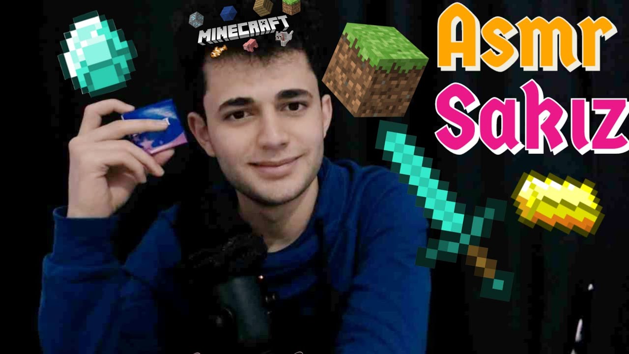 Sakızlı Minecraft ASMR Türkçe | Rahatlatıcı ASMR | Türkçe ASMR | Oyun ASMR | Sakız ASMR