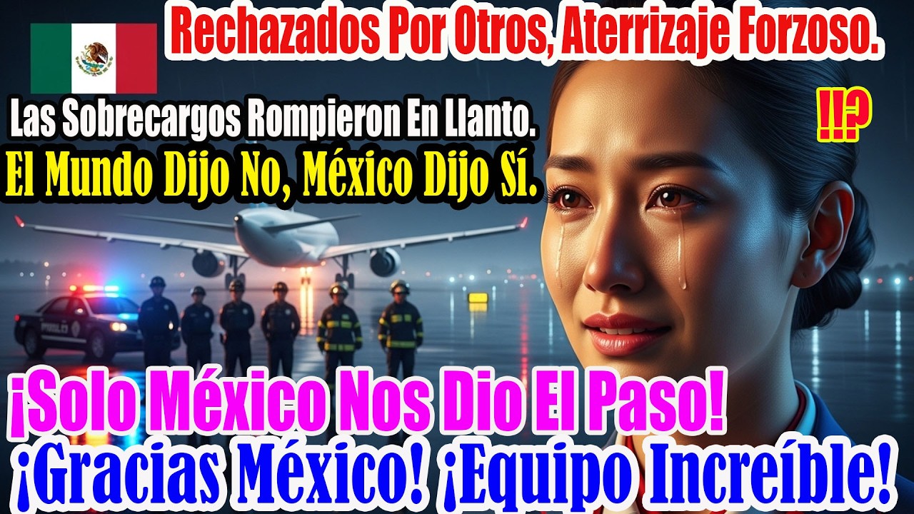 El mundo rechazó aterrizaje nocturno; Ciudad de México aceptó y la tripulación taiwanesa lloró hoy!!