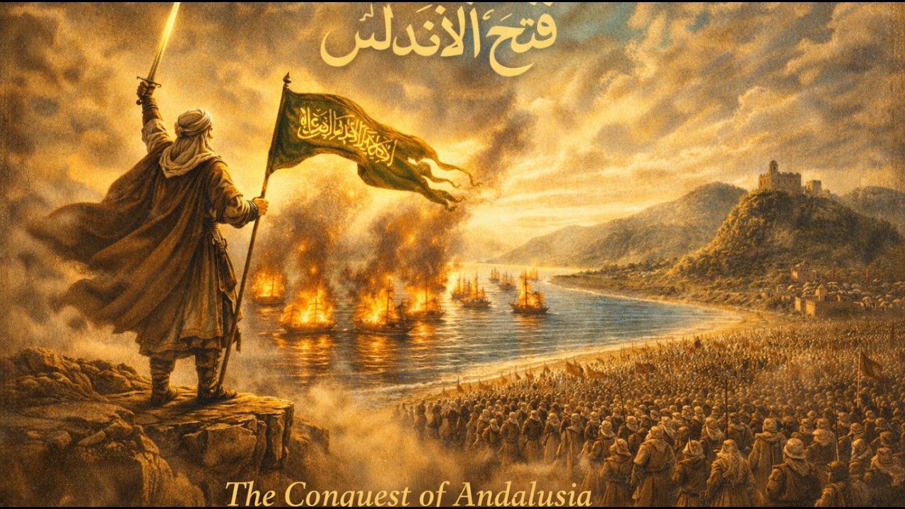 Andalus Ke Samandar Par Pehla Islami Safar — Qaid Tariq bin Ziyad (RA) | The Muslim Rule in Spain