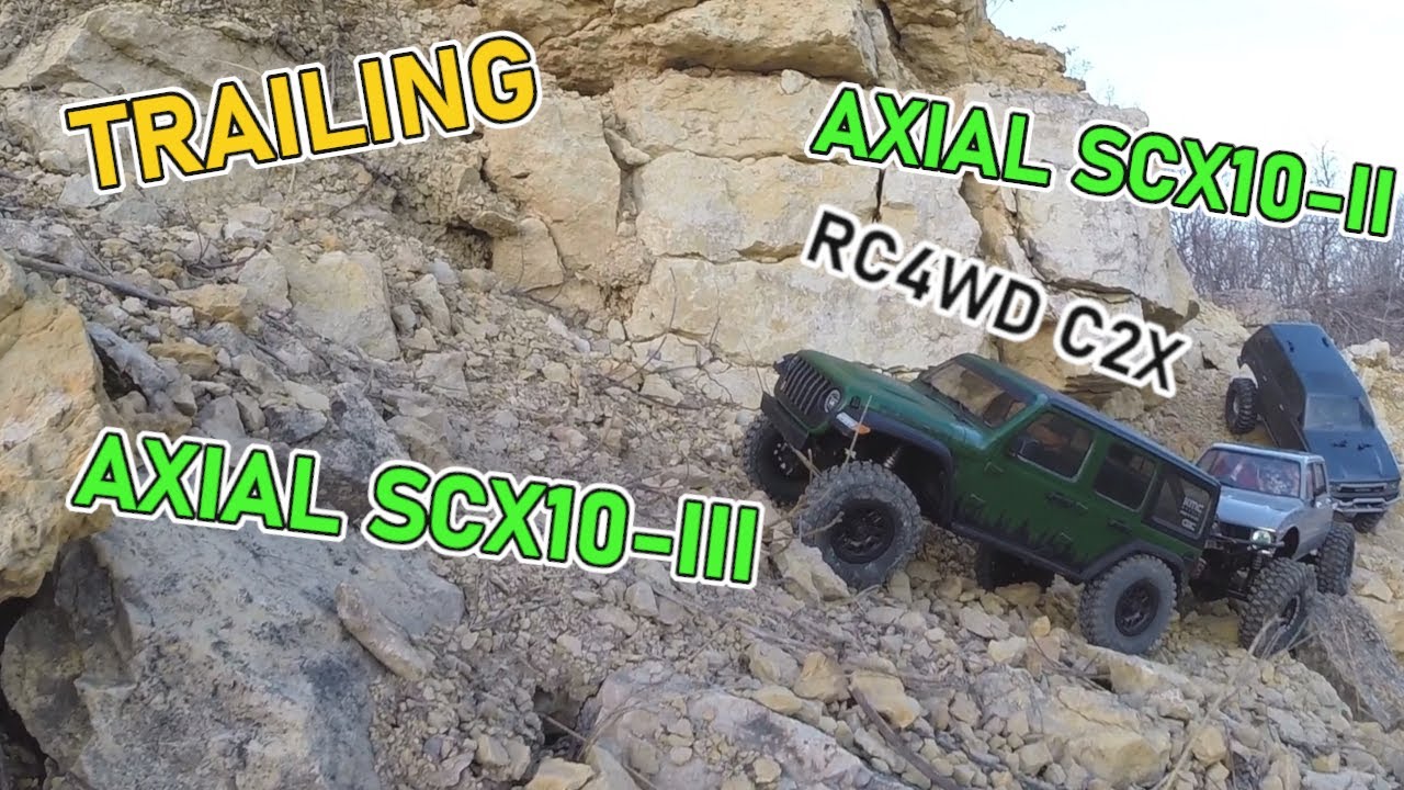 AXIAL SCX10III Jeep, AXIAL SCX10- II 4Runner & RC4WD C2X TRAILING