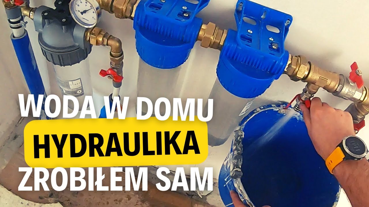 122. MAMY WODĘ W DOMU! Napuszczam wodę z przyłącza i robię test instalacji. Budowa domu samemu