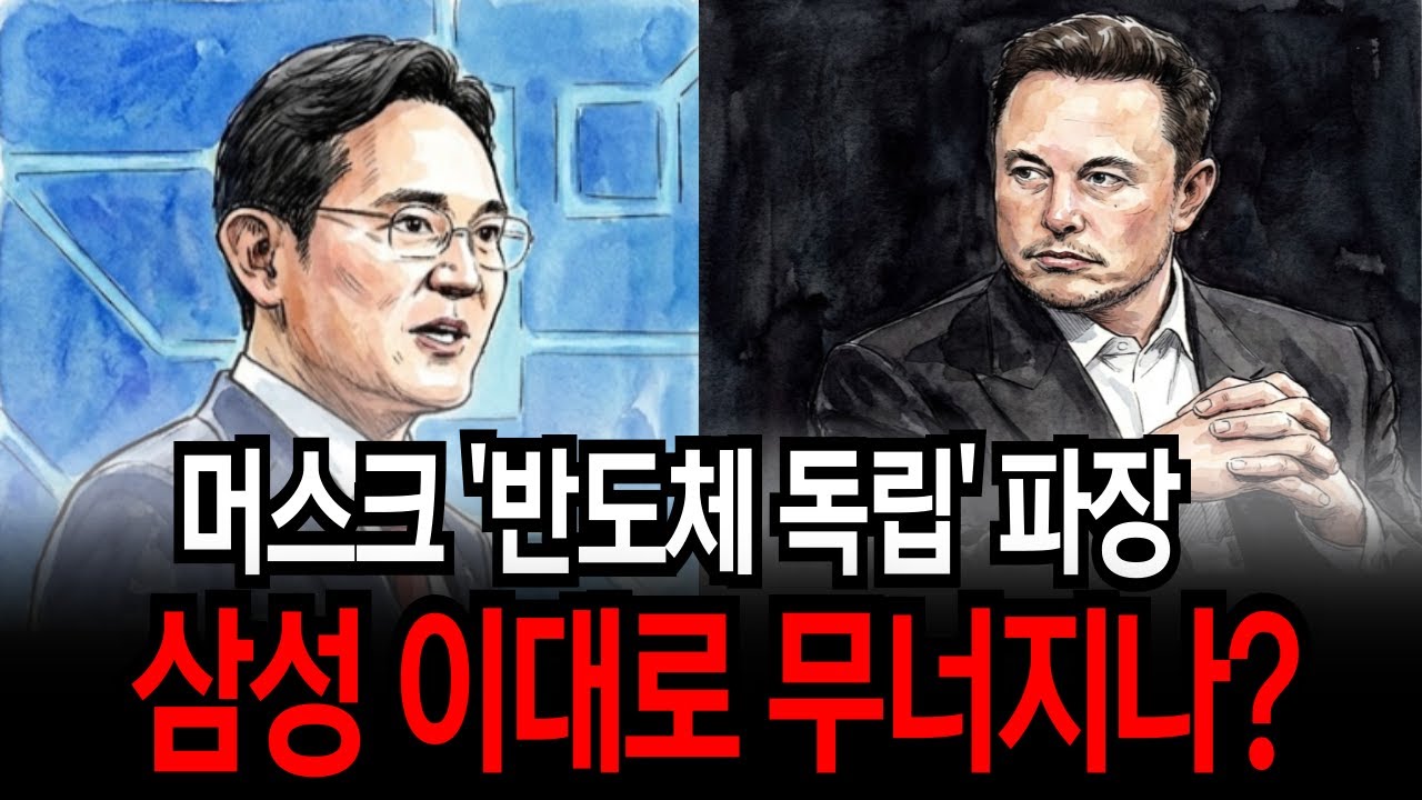 삼성 밥그릇 위험ㅣ머스크 '반도체 독립선언' 업계 비상