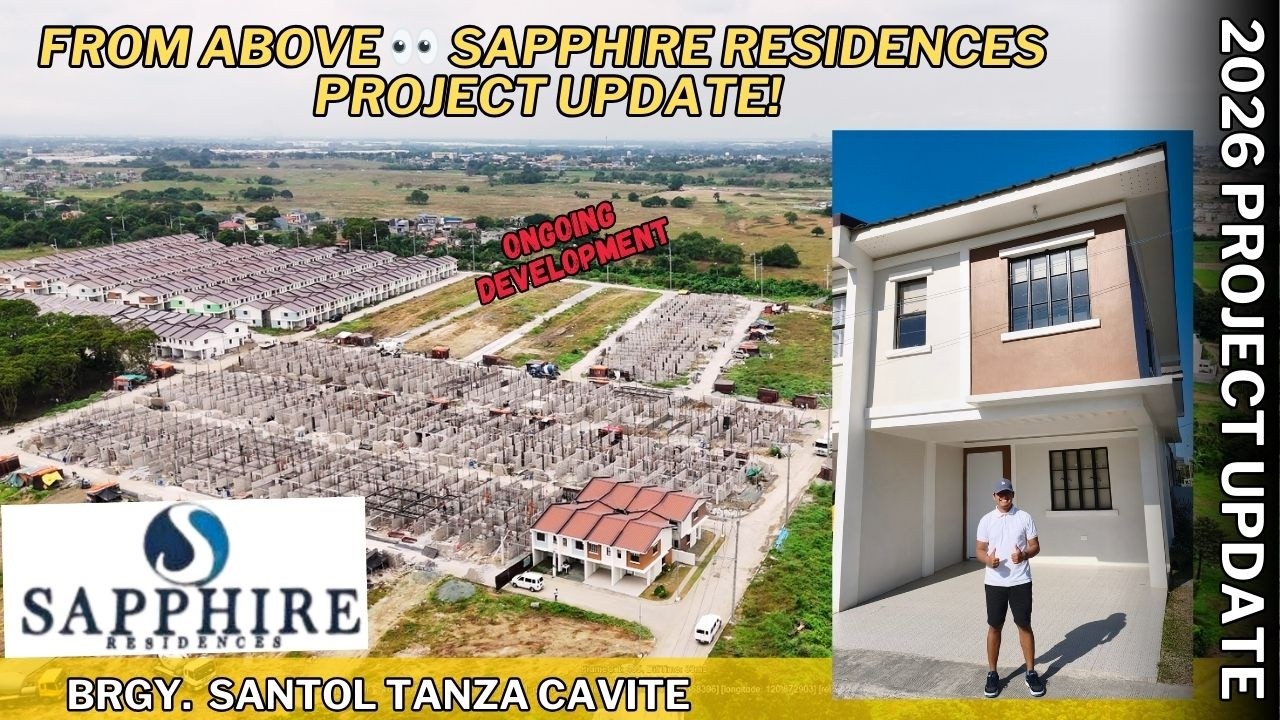 Sapphire Residences Cavite | Construction Progress Update (Aerial View)