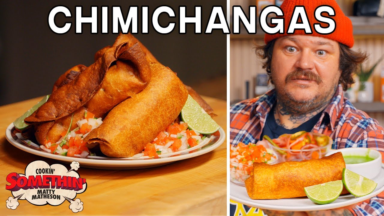 Roasted Turkey Chimichangas Cheat Meal | Cookin' Somethin' w/ Matty Matheson