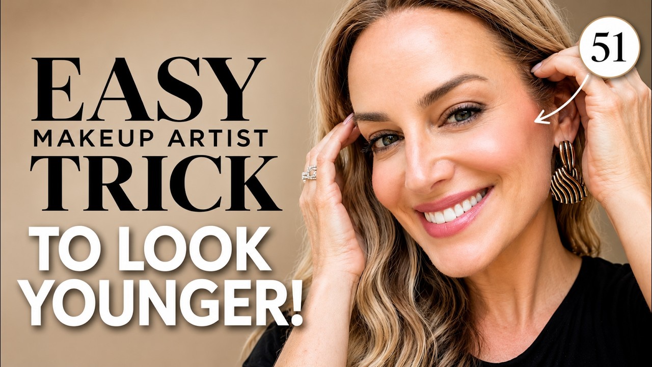 This One Minute Makeup Artist Hack Will Make You Look 10 YEARS YOUNGER (and hotter!)