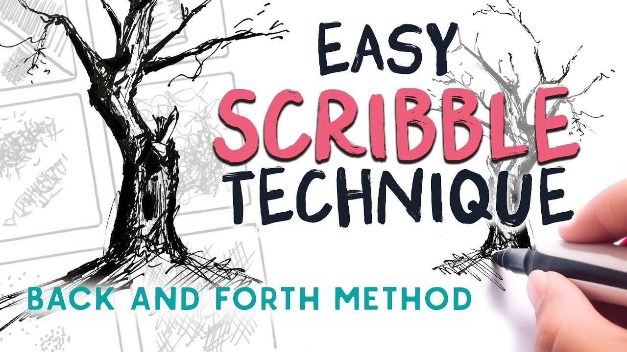 Scribble Ink Art: The Back and Forth Technique Explained