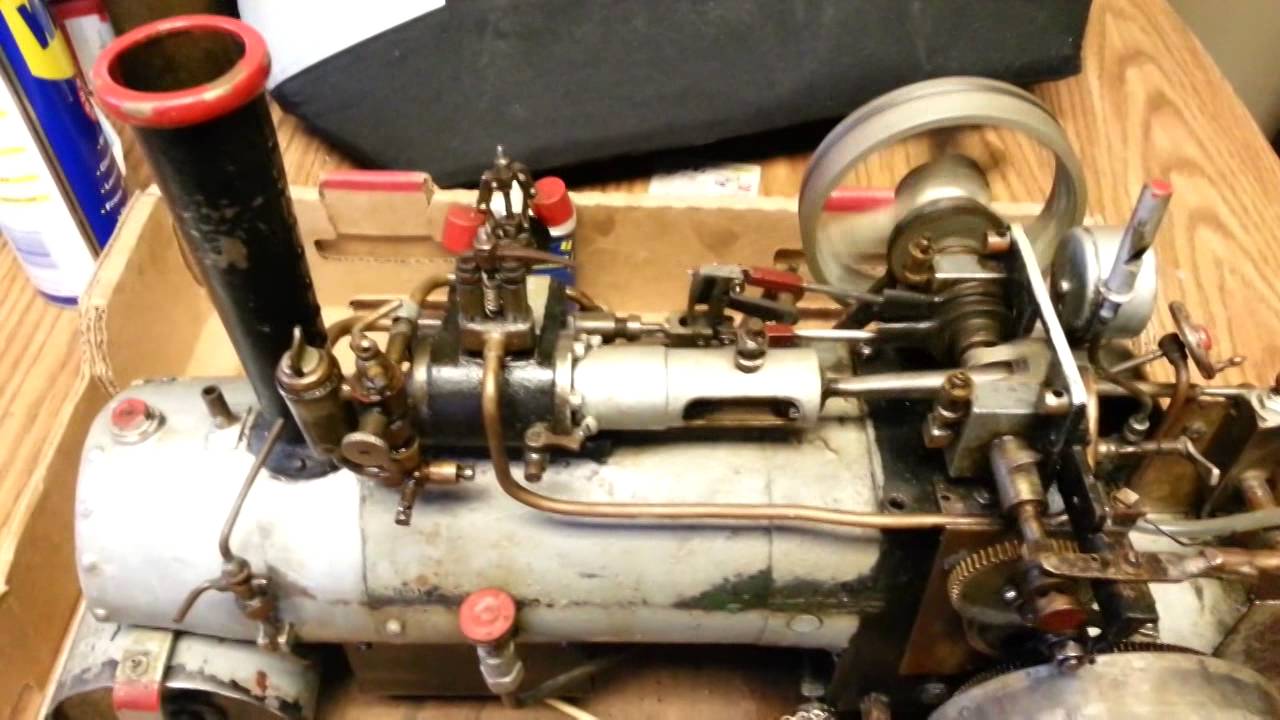 Vintage Model Live Steam Engine Powered Road Roller