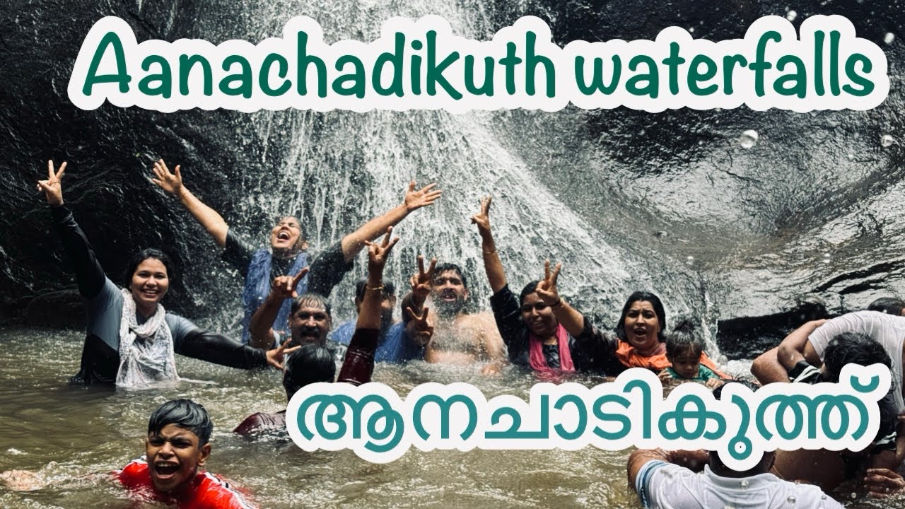 Aanachadikuth || waterfall || Thodupuzha || Family trip