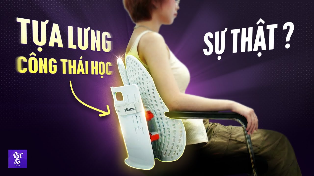Vì Sao Tựa Lưng Bán Siêu Chạy Dù Không Thay Được Ghế Công Thái Học?