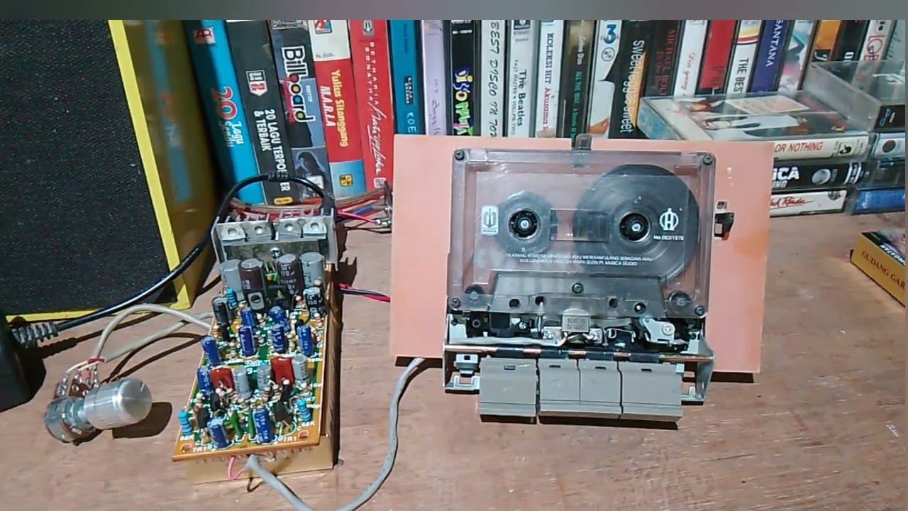 DIY Cassette Tape Player. Tes Kaset Nira - Cuma Sayang a