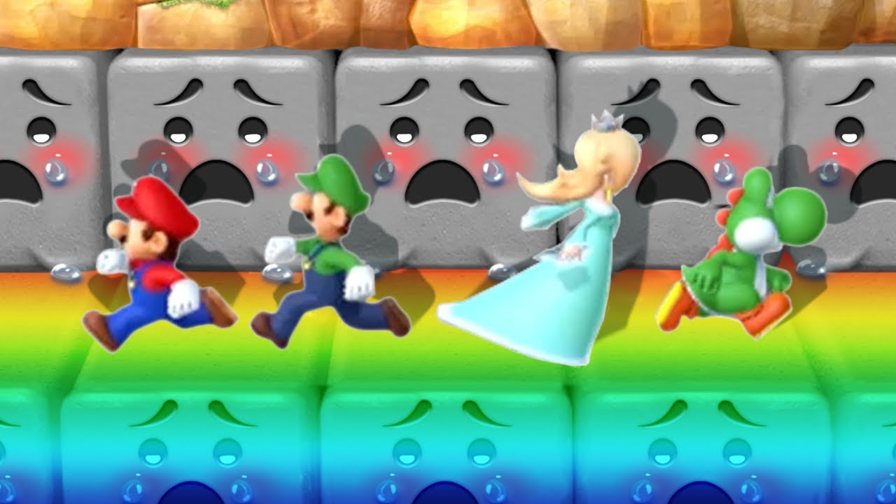 Mario Party 10 MiniGames - Luigi Vs Mario Vs Yoshi Vs Rosalina (Master Cpu)