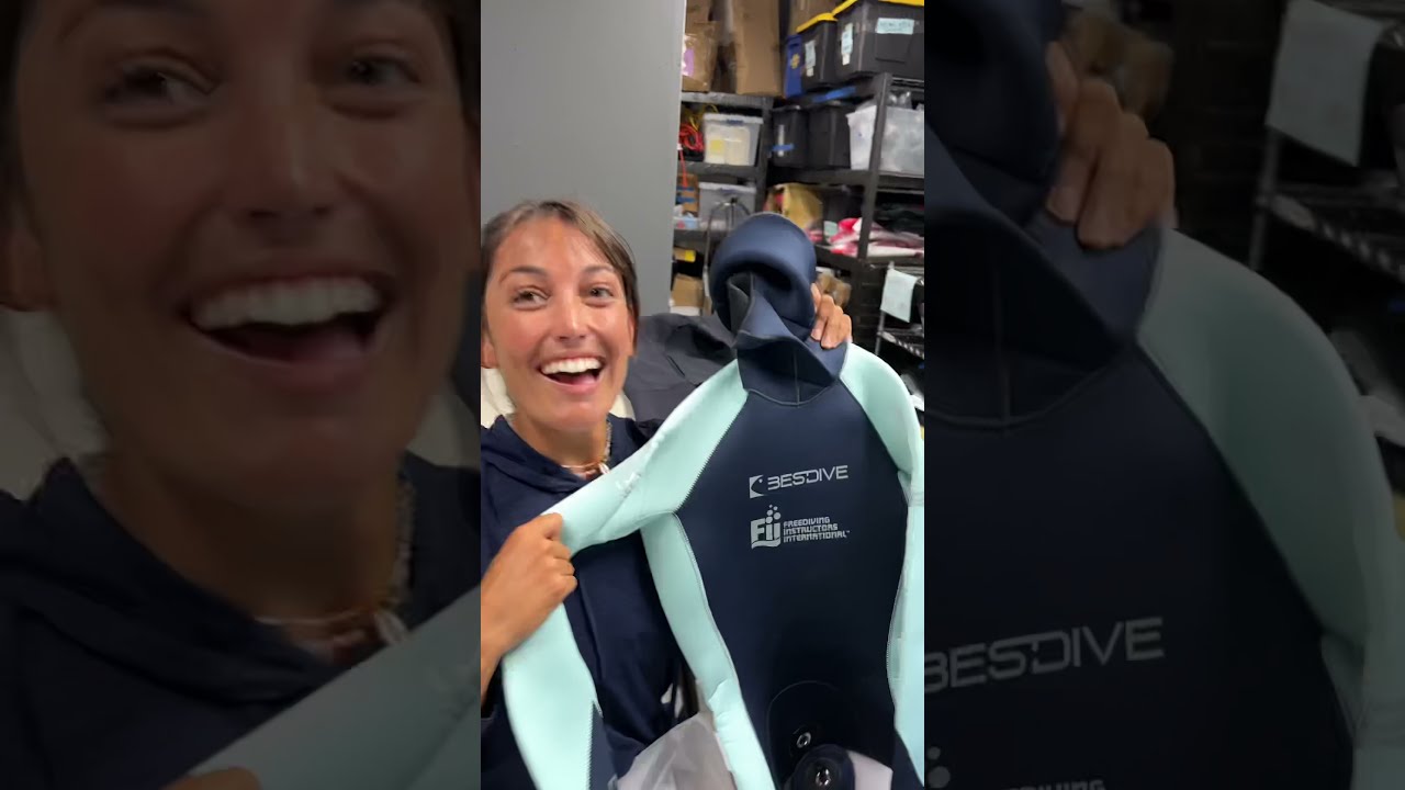 Julia’s New Custom Suit | Womens Freediving Wetsuits | Kona Freedivers Shorts