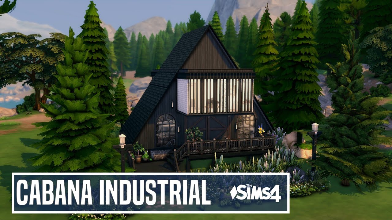 Cabana Industrial | Industrial Cabin | Kit Loft Industrial | The Sims 4