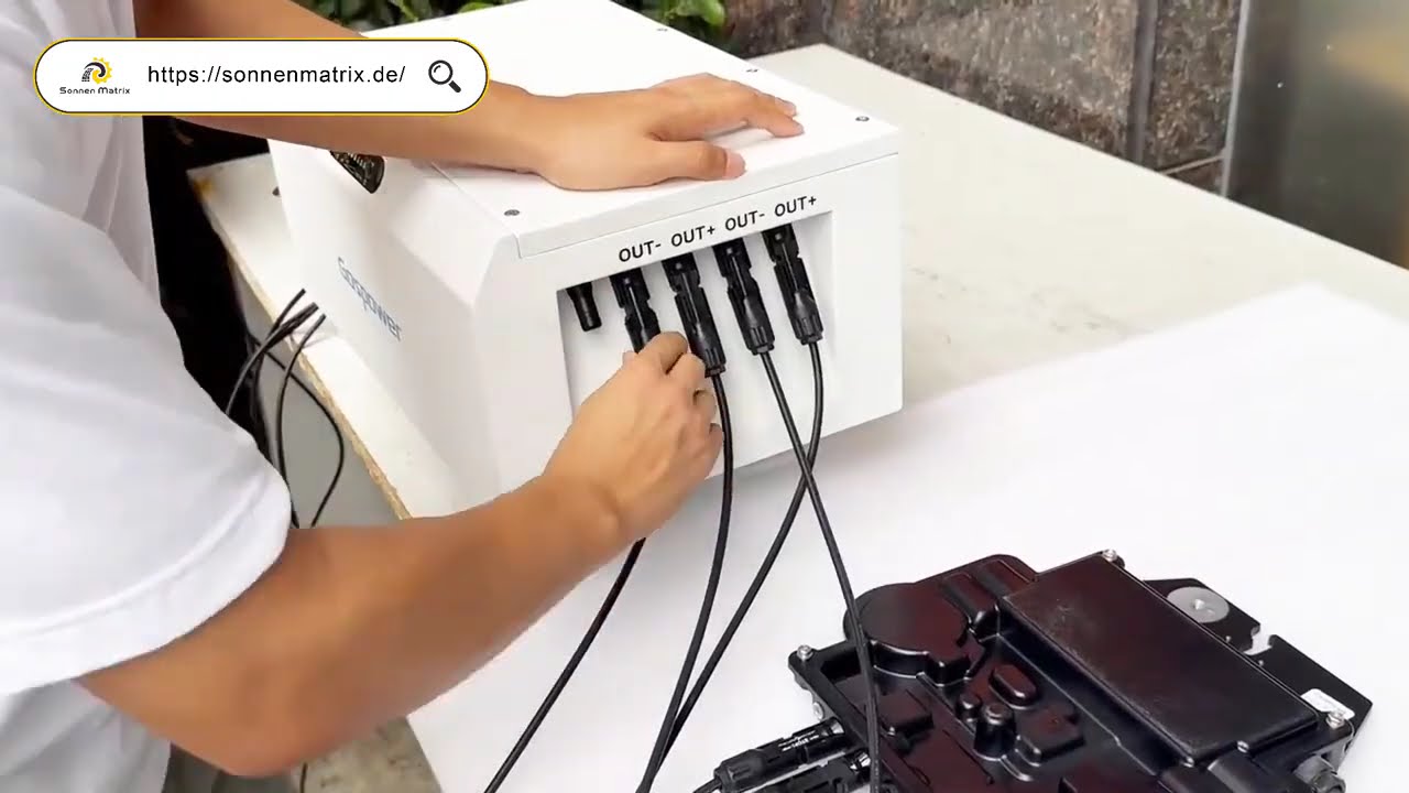 Wie verbinde ich das GPMS-3250B mit meiner Solaranlage?