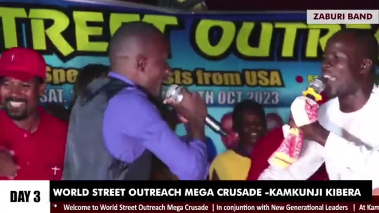 Zaburi Band mission at Kibra Kamkunji grounds Day 3 quick praises