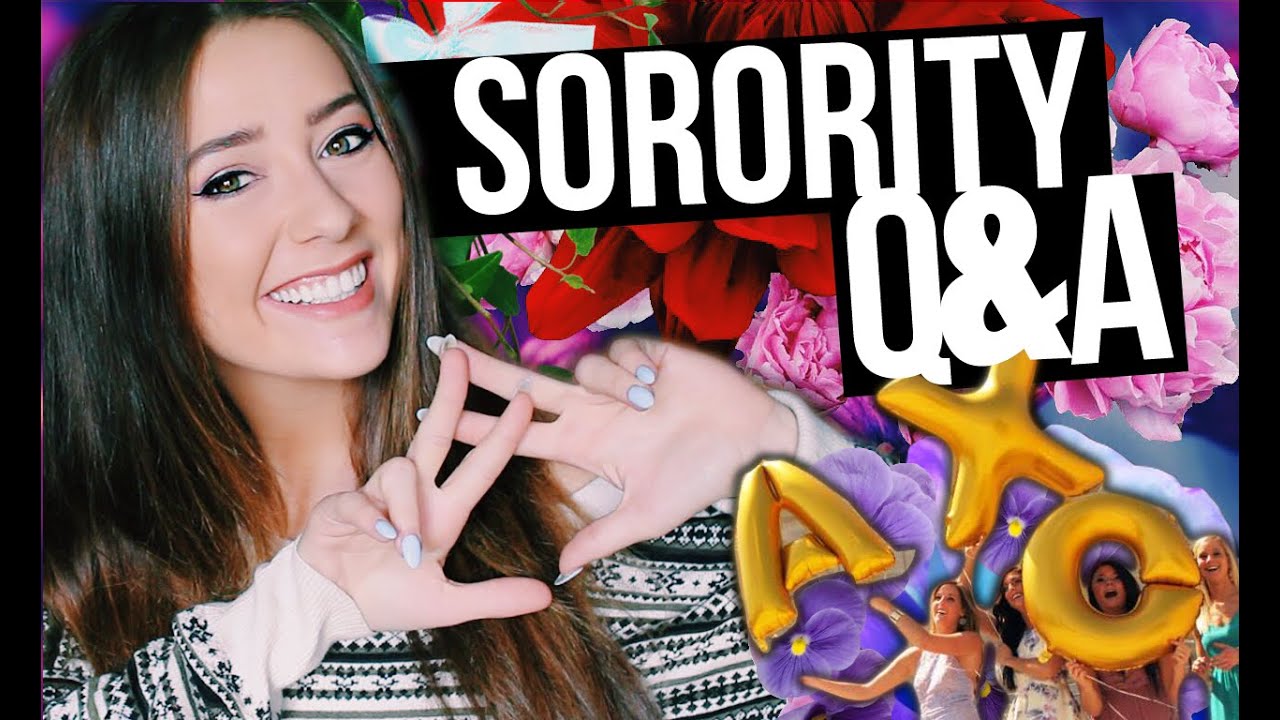 SORORITY LIFE Q&A + ADVICE! | Caitlin Bea