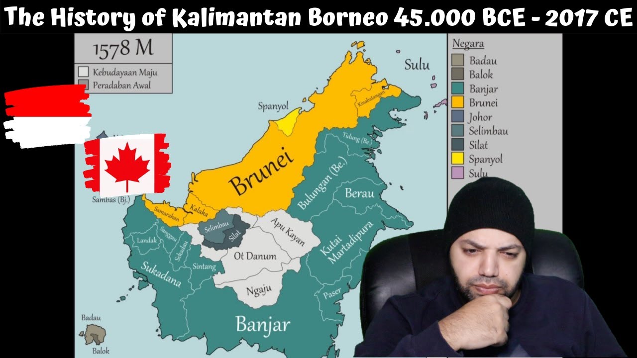 The History of Kalimantan / Borneo (45.000 BCE - 2017 CE) Reaction | Indonesia | MR Halal Reacts
