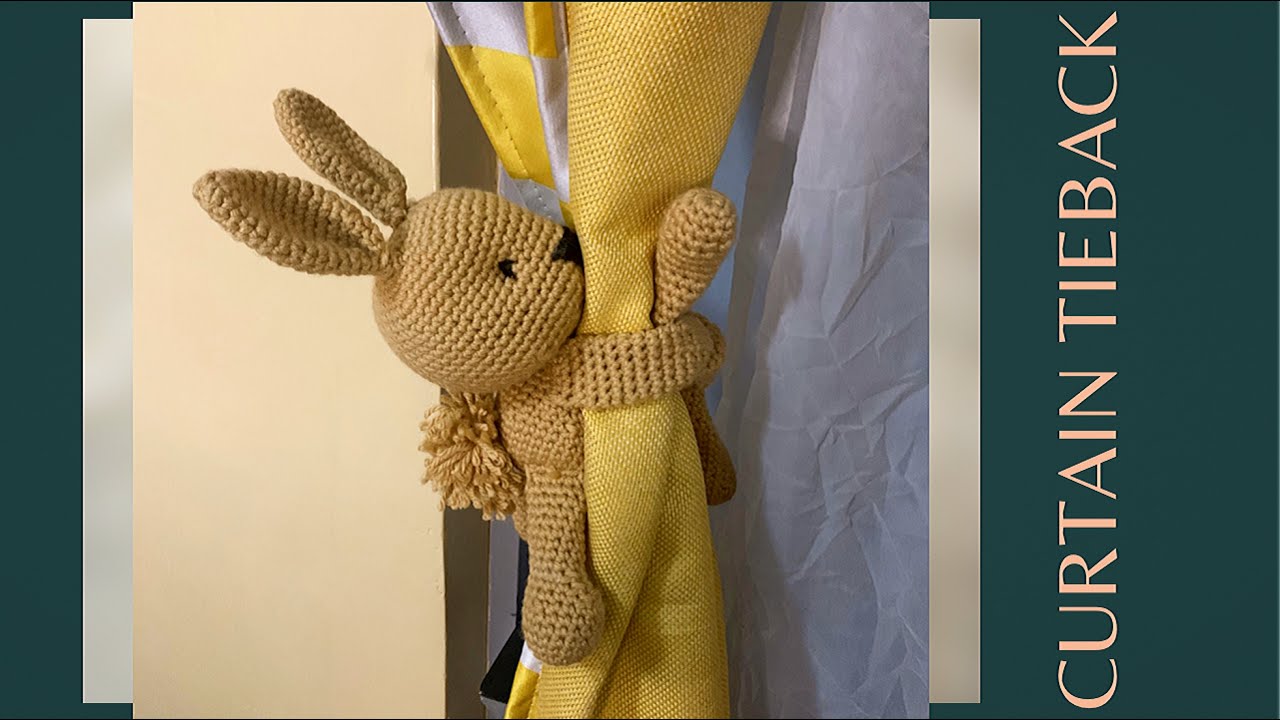 PART 1 | HOW TO CROCHET BUNNY CURTAIN TIE BACK
