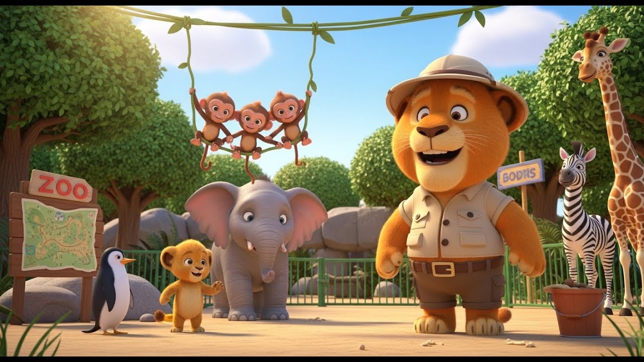 Old MacDonald Had a Zoo | Fun Animal Sound Rhyme for Kids | Nursery Rhymes & Songs for Children