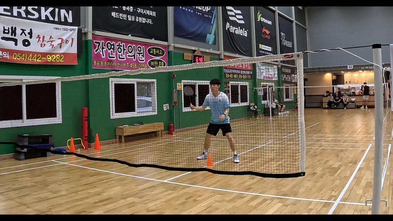 [레슨기록] 드라이브 후 왼쪽 스매쉬